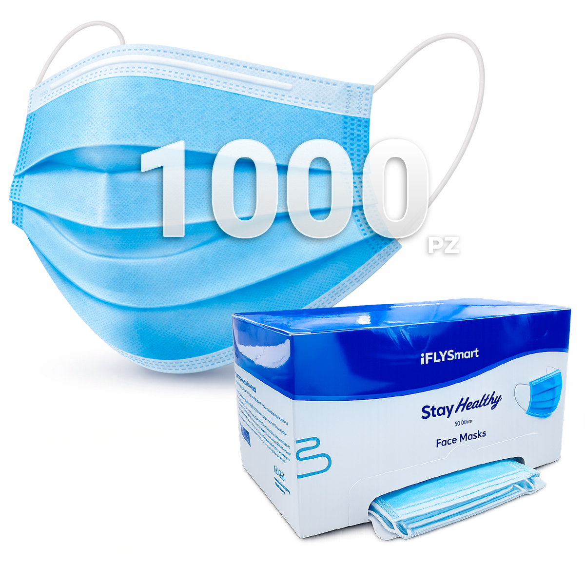 Pack Cubrebocas Tapabocas Tricapa Mascarilla Termosellado 1000 Unidades