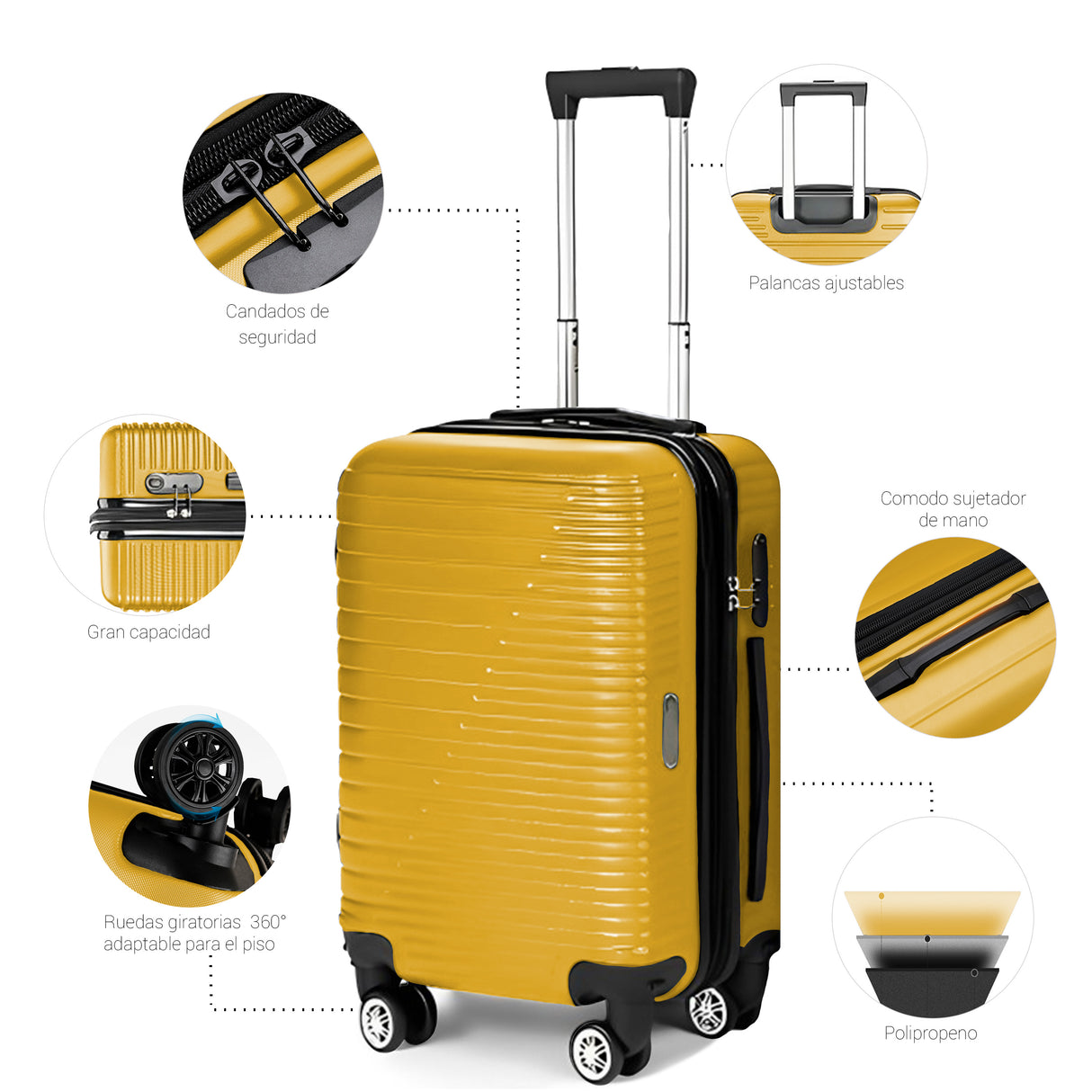 Set 3 Maletas Para Viaje