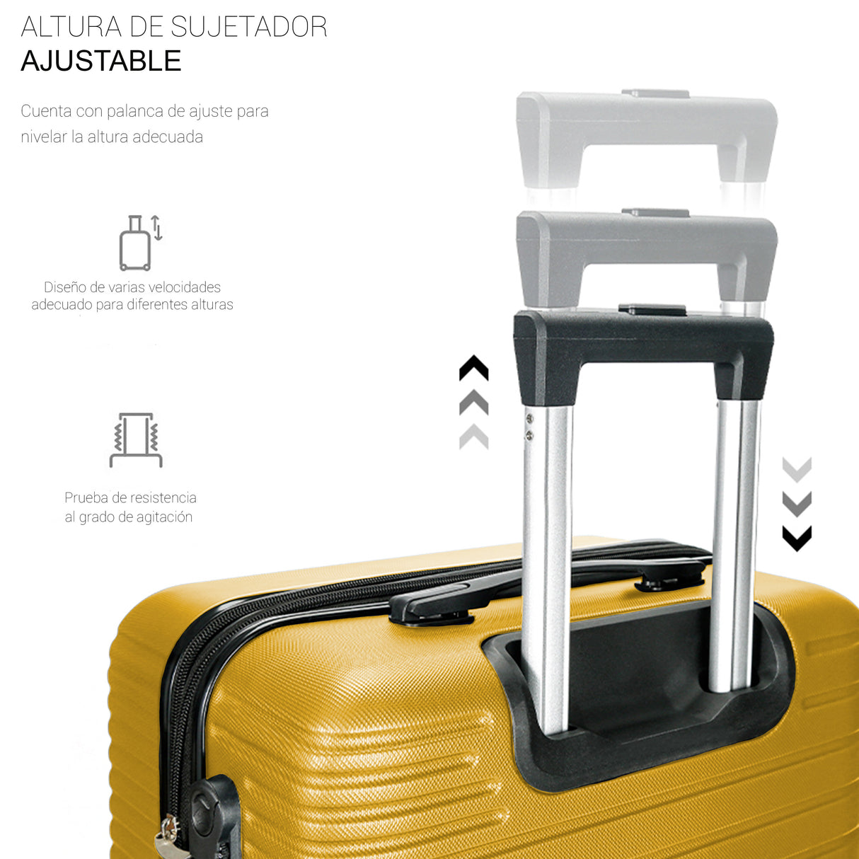 Maleta de Viaje de Mano A Bordo Con Candado De Seguridad