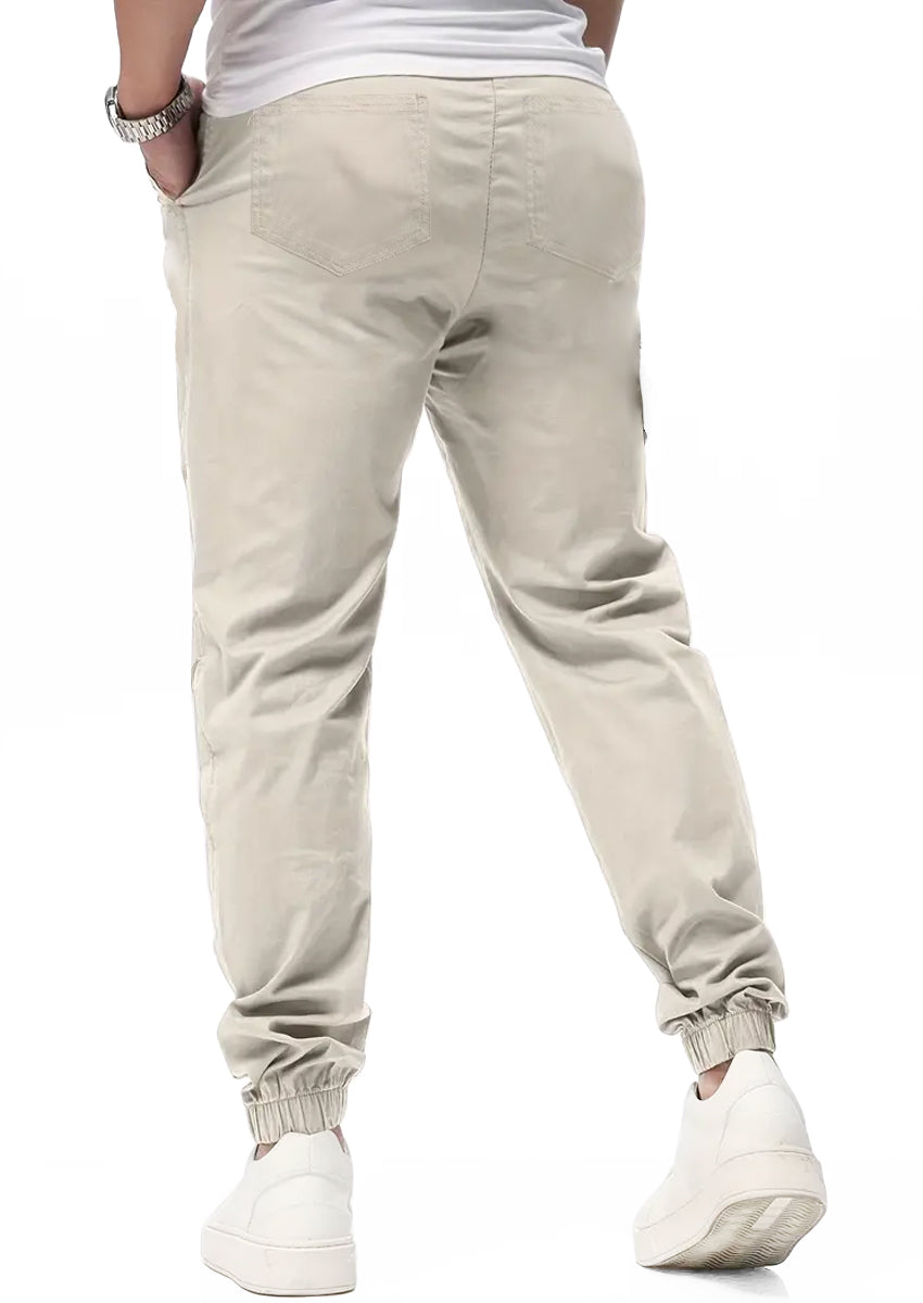 Pantalon Casual Deportivo Jogger para Hombre Bolsos Laterales con Cintura Elastica Ajustable