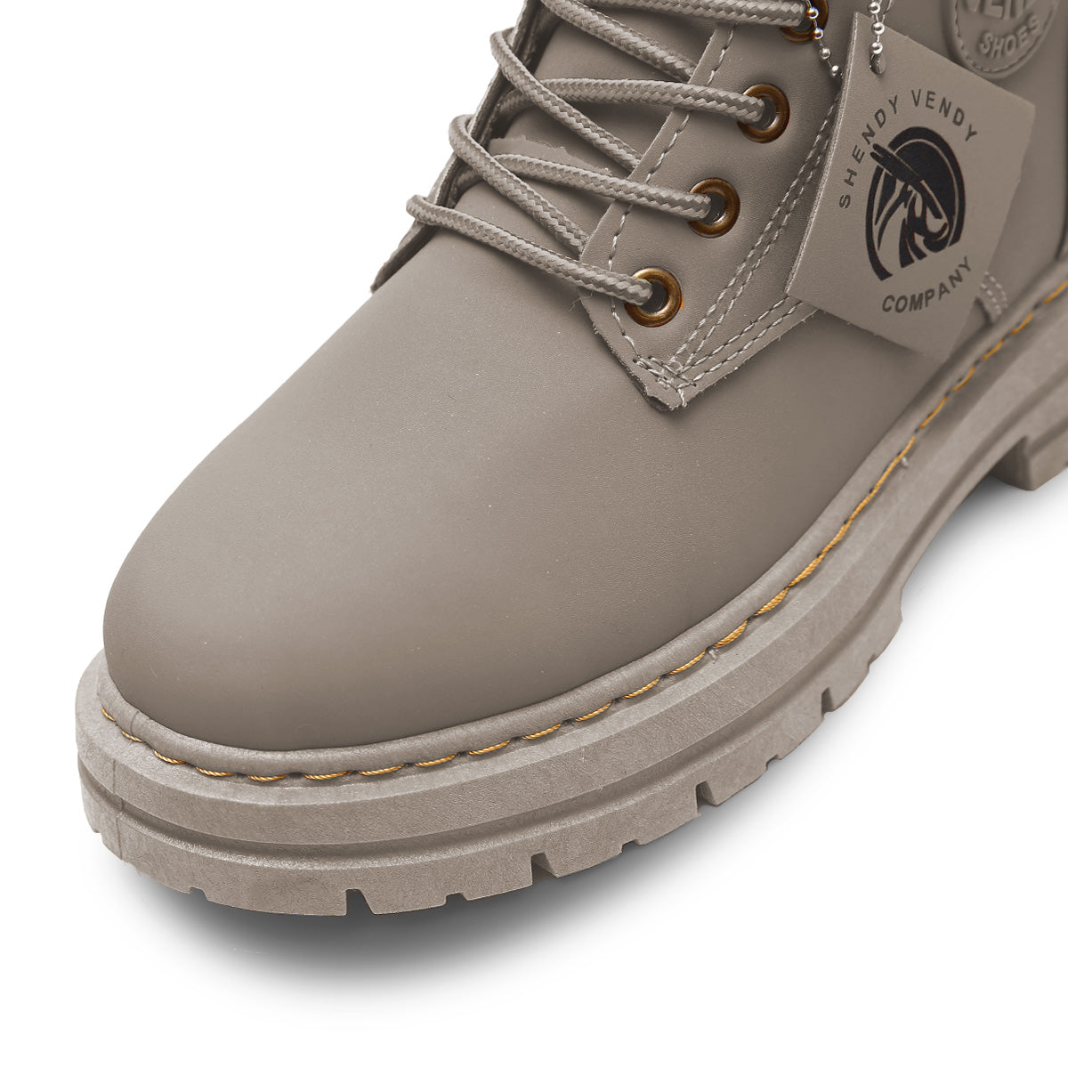 Botas Impermeables para Hombre, Zapatillas Informales de Uso Casual Estilo Urbano Color Solido, Bota con Suela Ligera de Plataforma Baja para Deportes al Aire Libre
