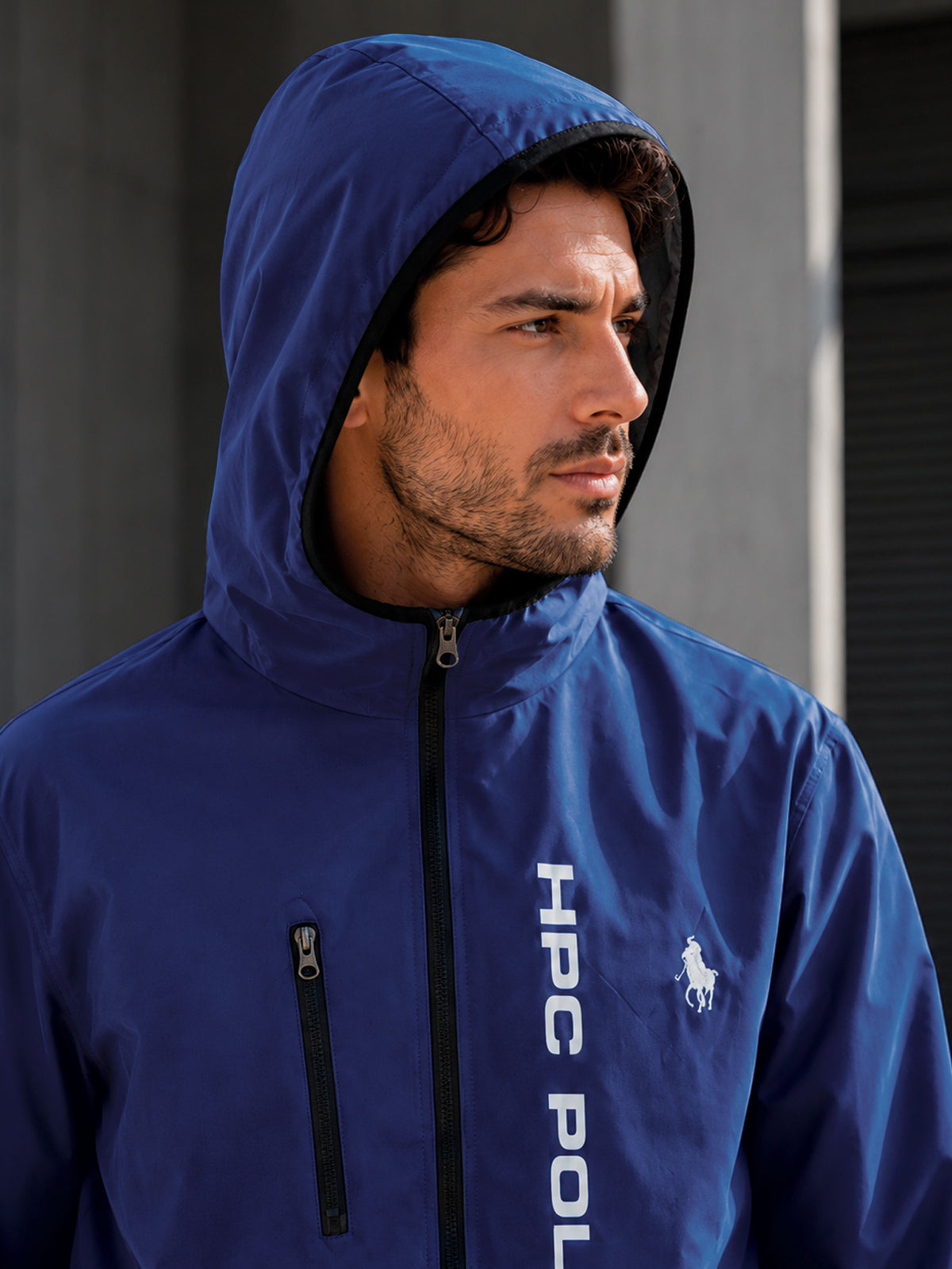 Chamarra Hpc Polo Rompevientos Para Hombre