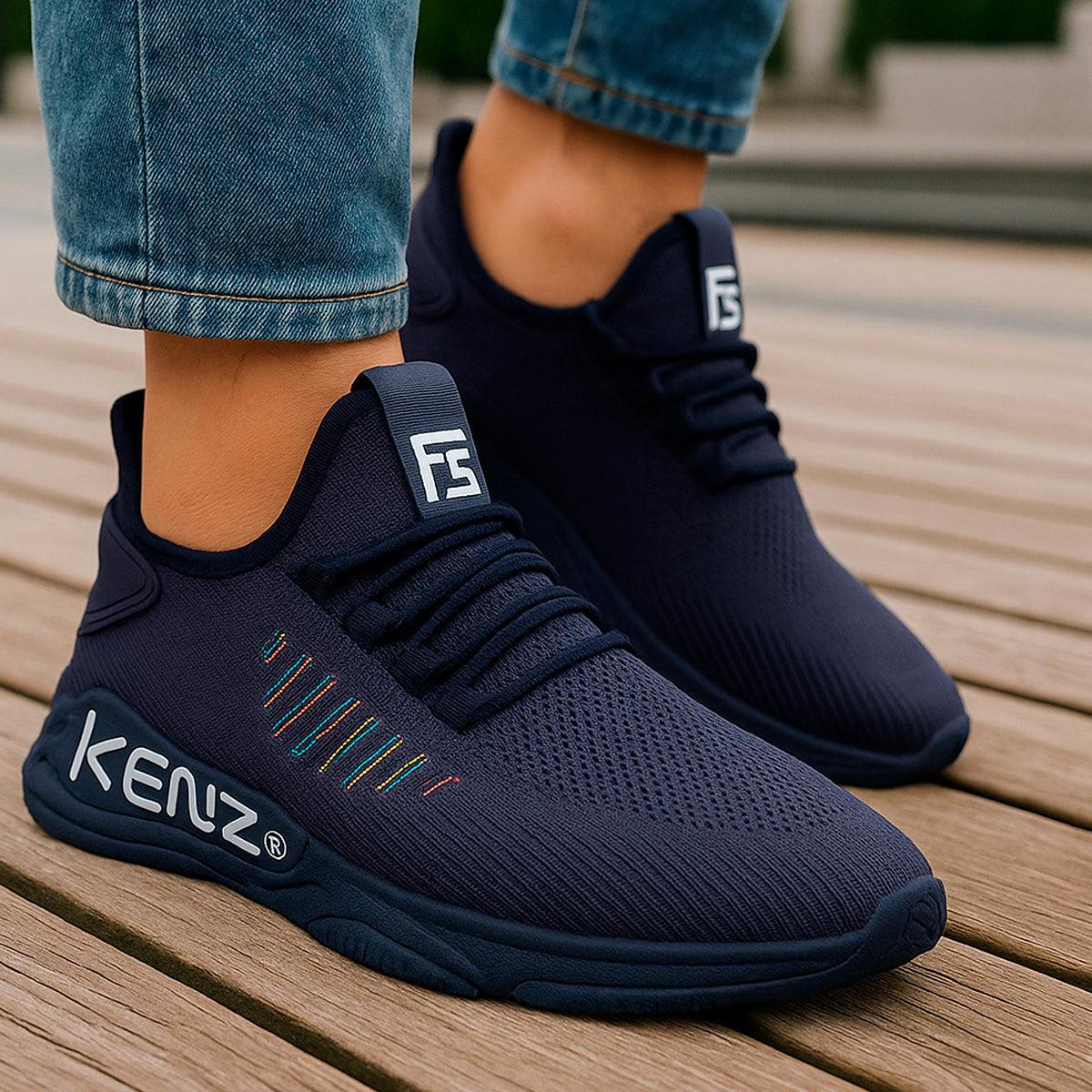 Tenis casuales para hombre con punta cómodo para el uso diario Zapatilla con suela antideslizante cómodo para el uso Transpirable Y Absorción- Para Correr, Ejercicio