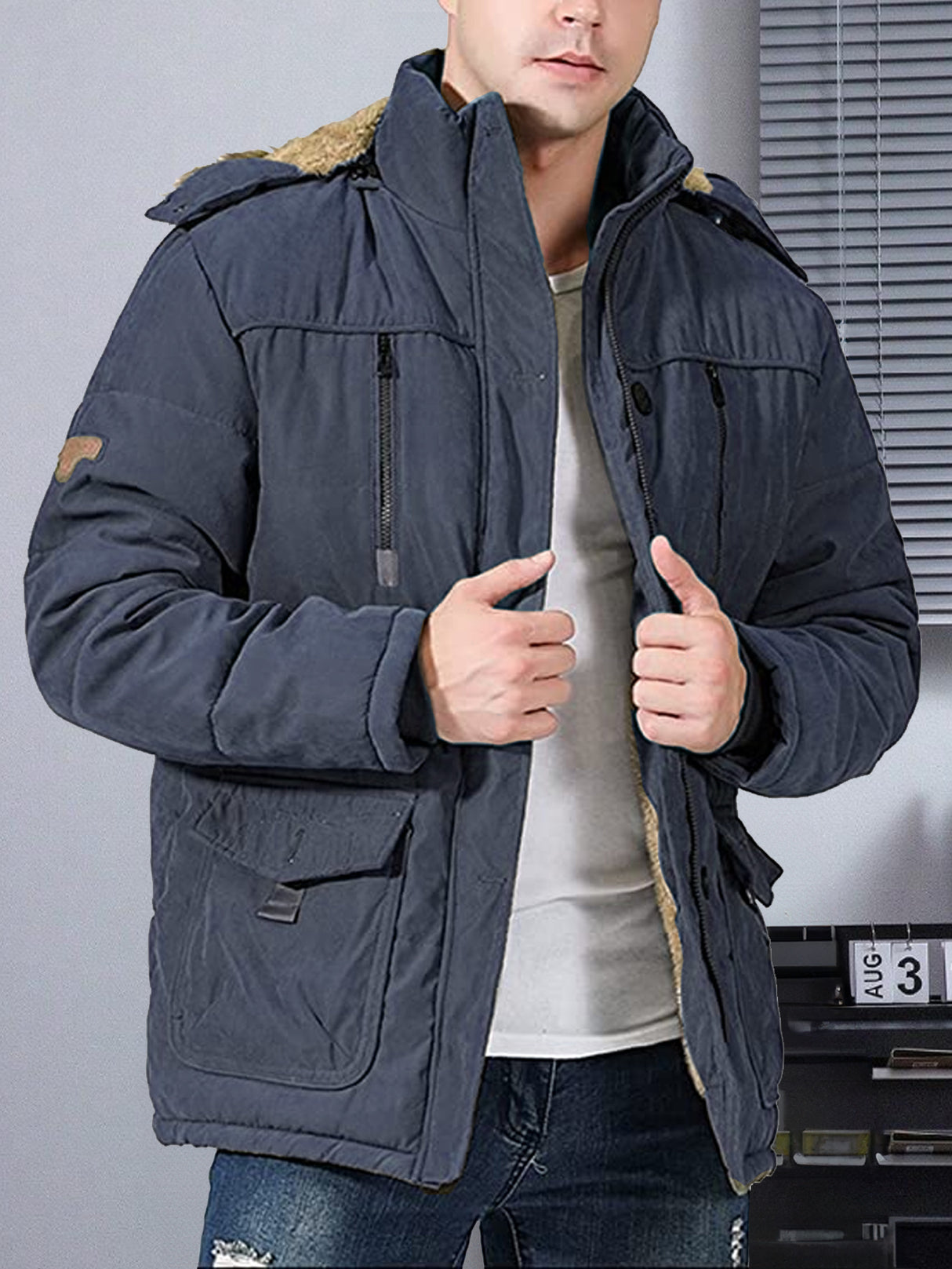 Chamarra Cazadora Hombre MAYOREO