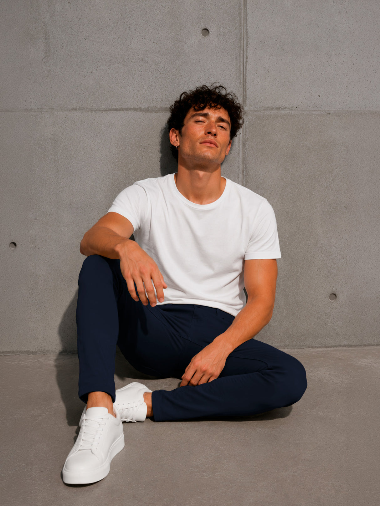 Pantalón De Vestir Casual Hombre Skinny Slim Fit Gabardina