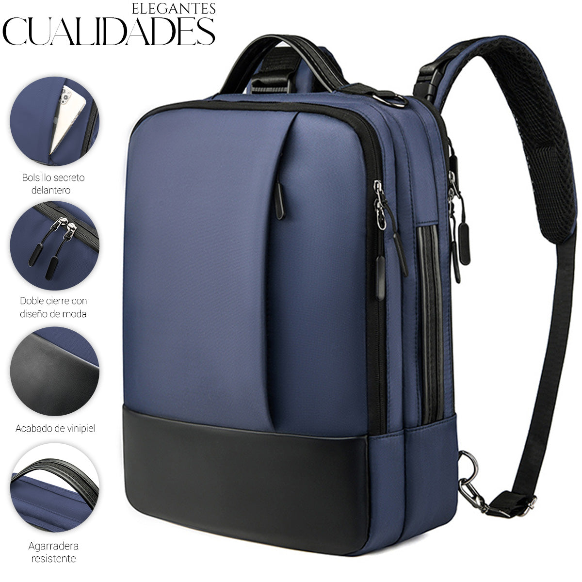 Mochila Backpack Con Puerto Usb