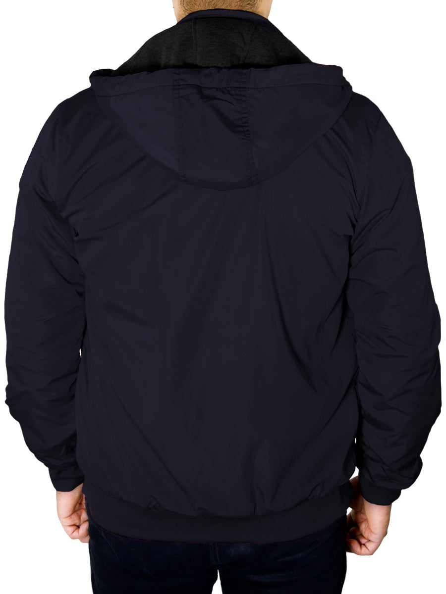 Chamarra Para Hombre Termica Hoddie Doble Vista Con Capucha
