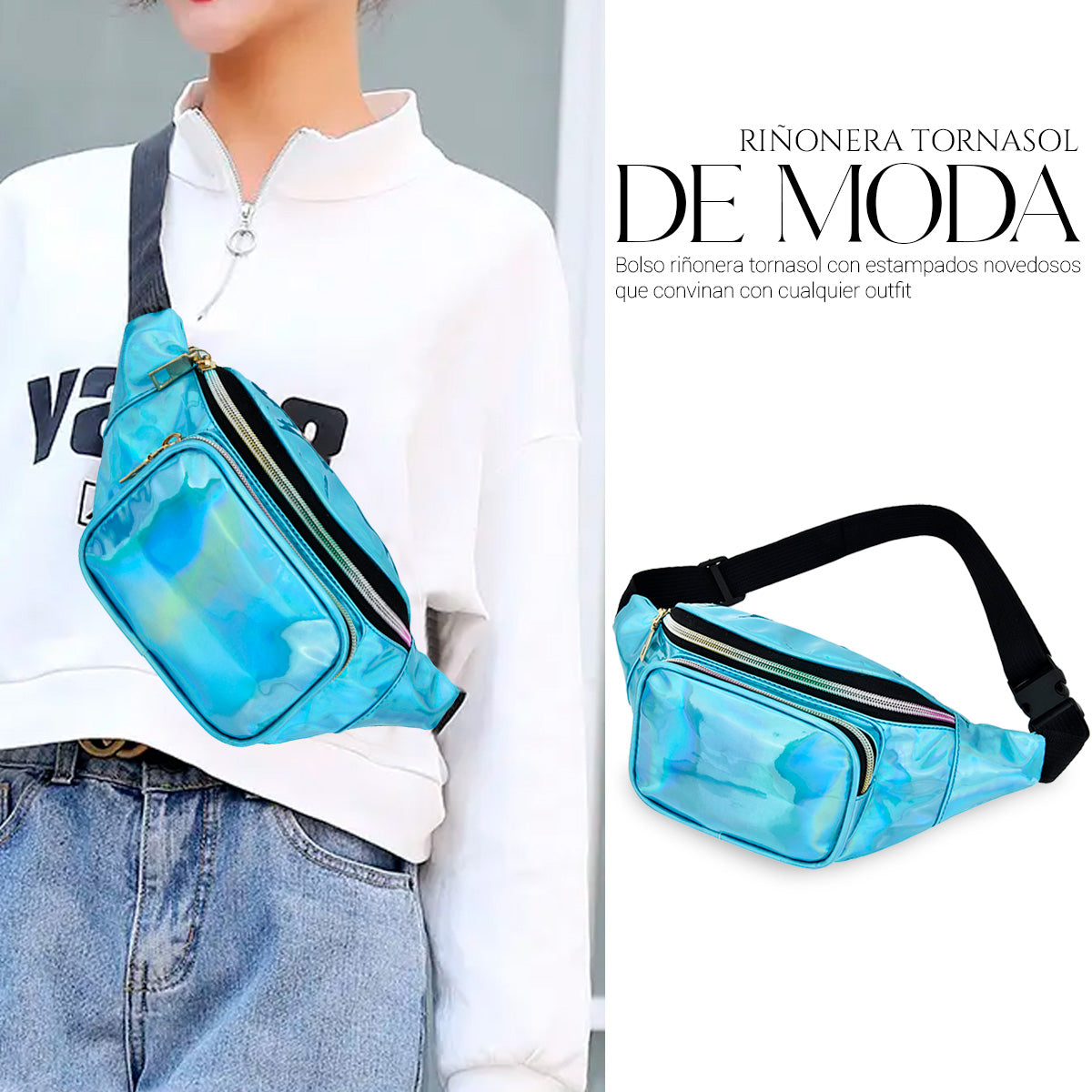 Cangurera Casual Para Mujer