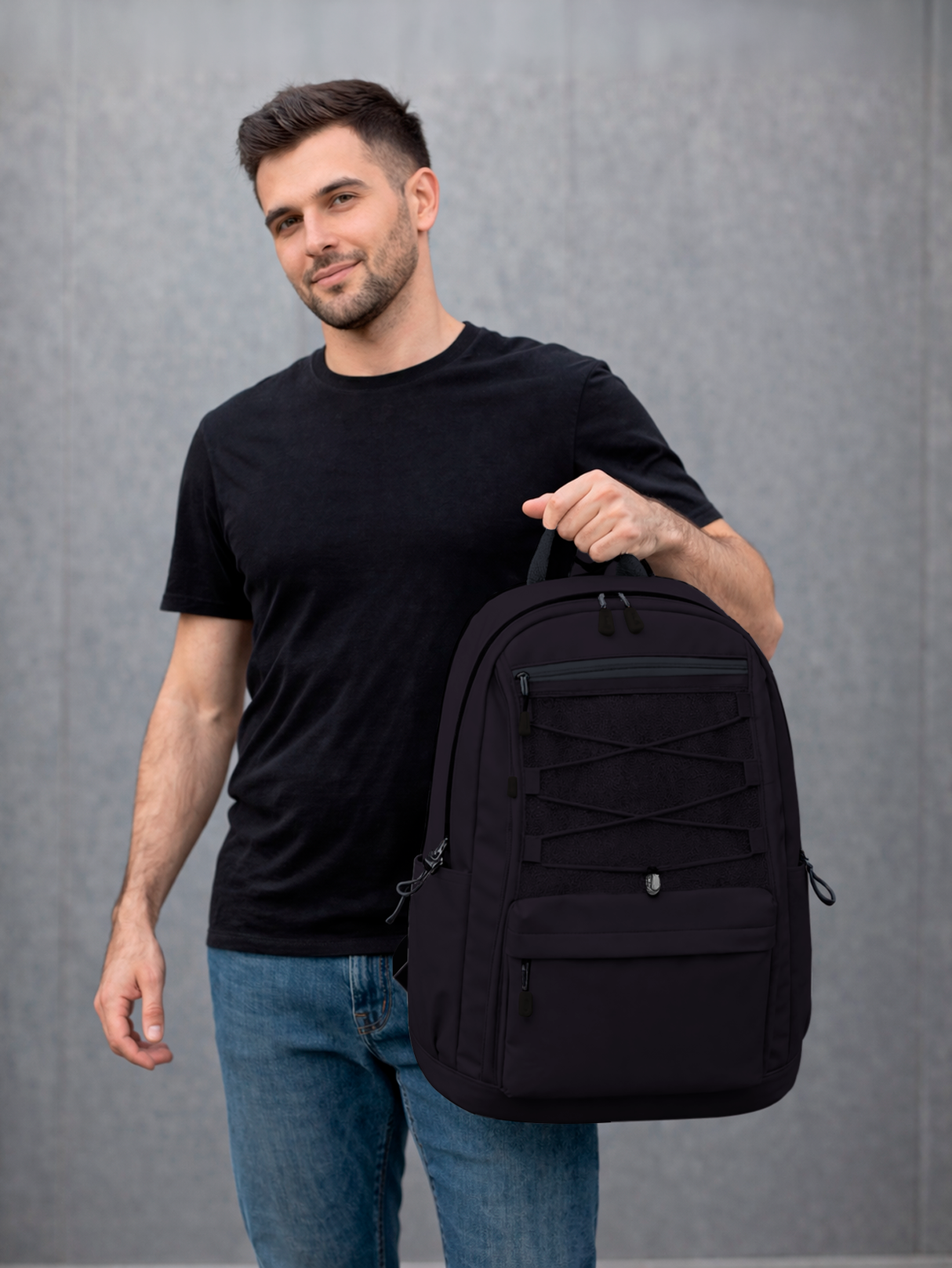 Mochila Backpack Vinipiel Contra Agua Para Viaje Usb Laptop Mayoreo