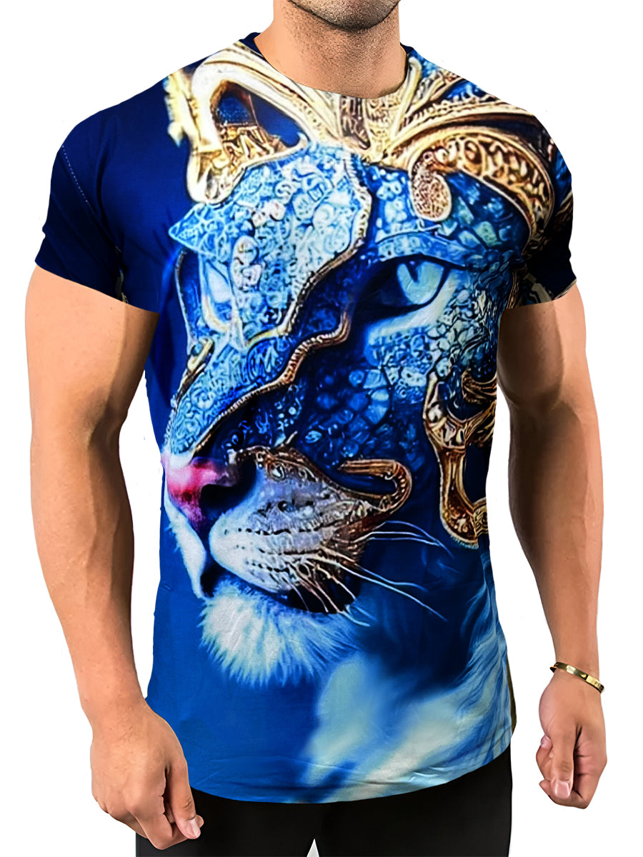 Playera Sublimada para Hombre Cuello Redondo Manga Corta