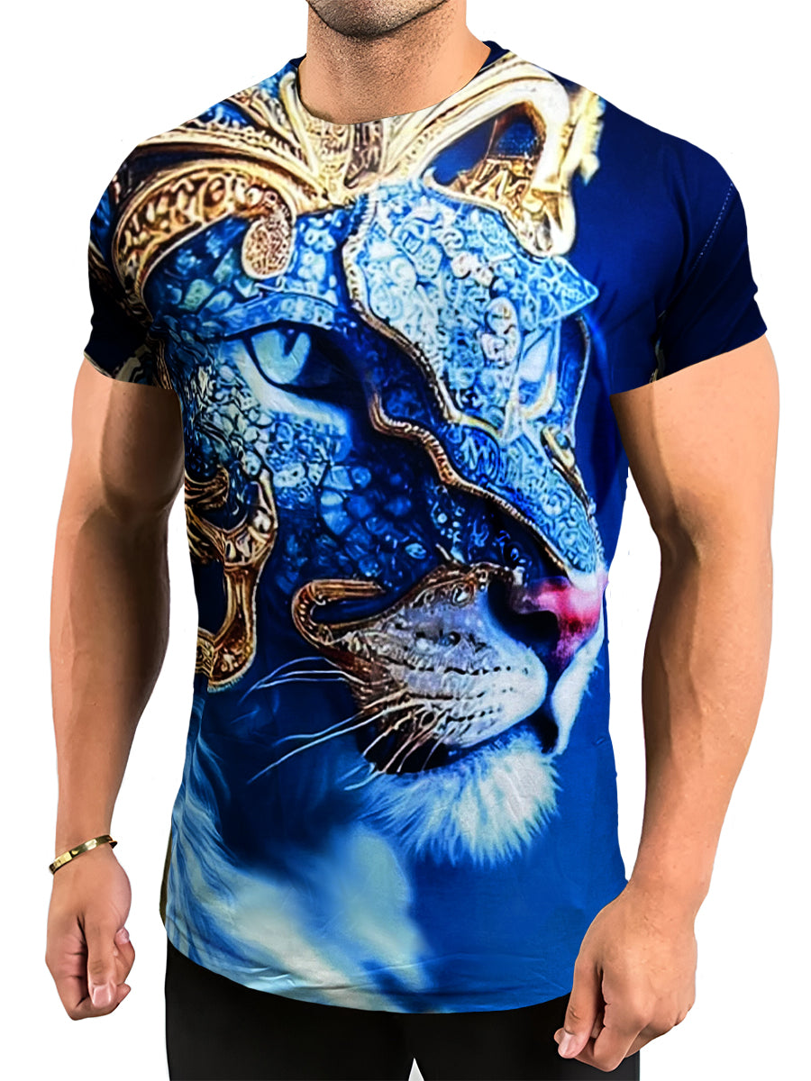 Playera Sublimada para Hombre Cuello Redondo Manga Corta