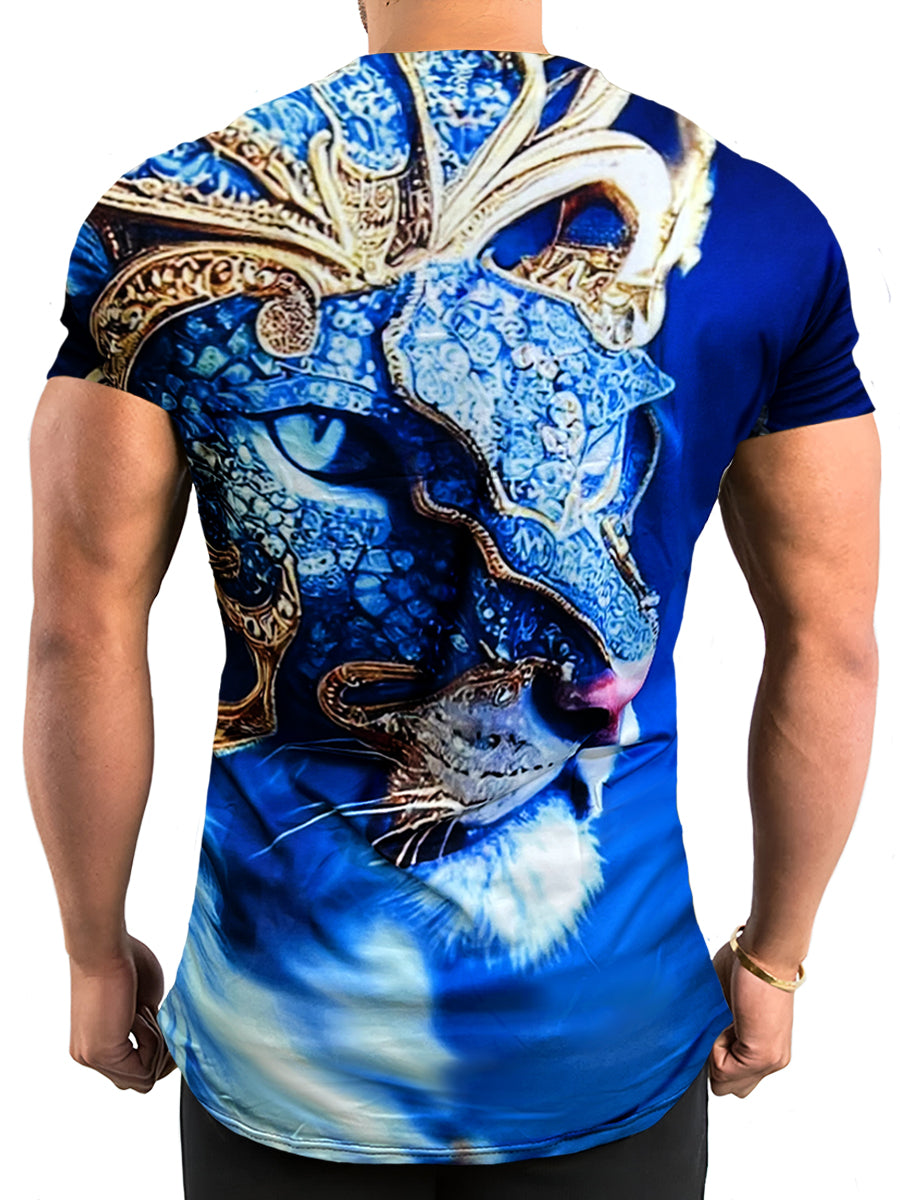 Playera Sublimada para Hombre Cuello Redondo Manga Corta