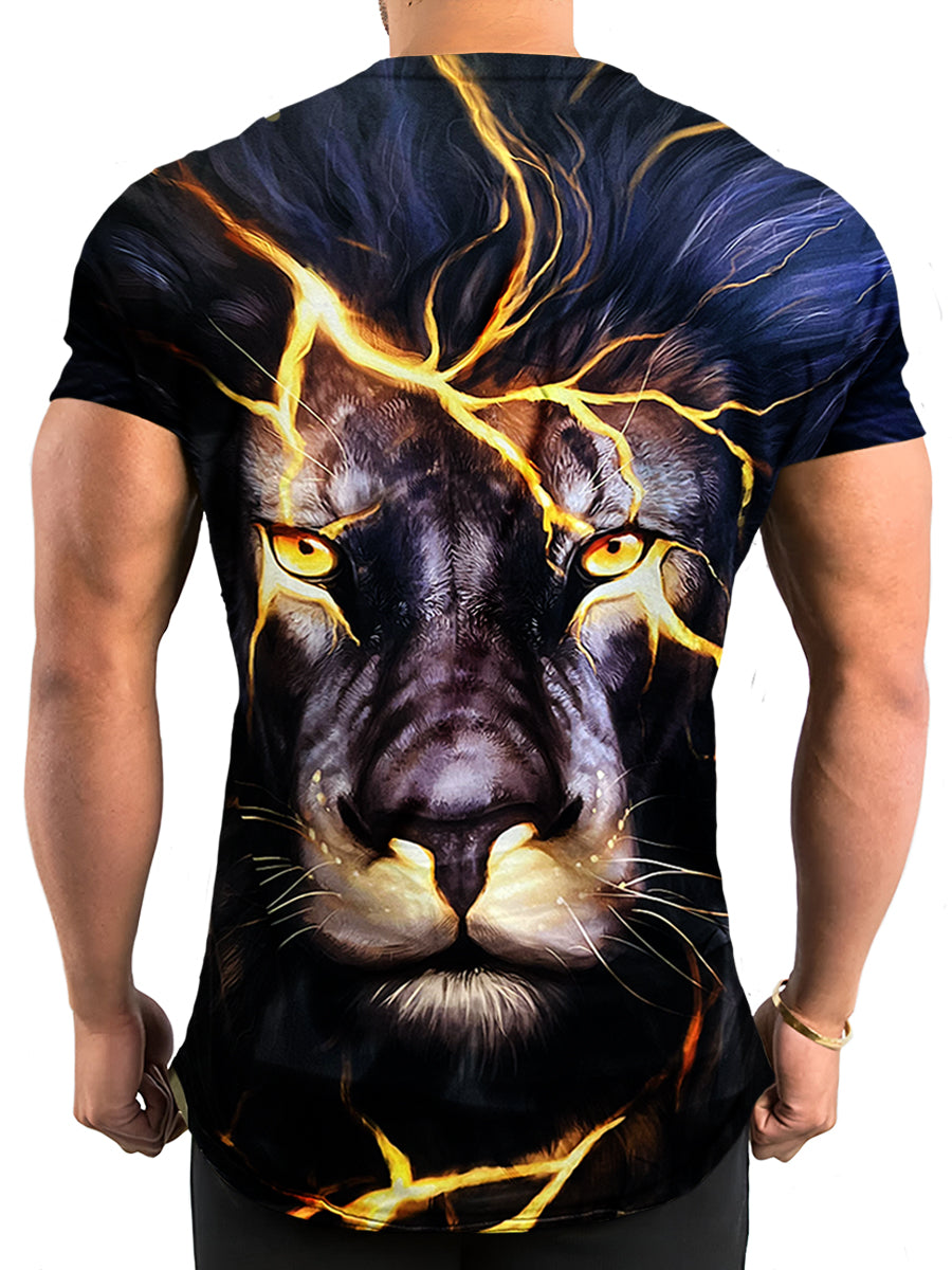Playera Sublimada para Hombre Cuello Redondo Manga Corta