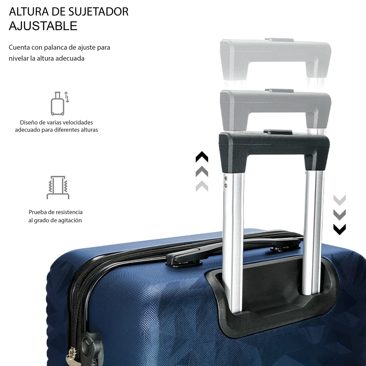 Maleta De Viaje De Mano A Bordo 20 Con Candado De Seguridad