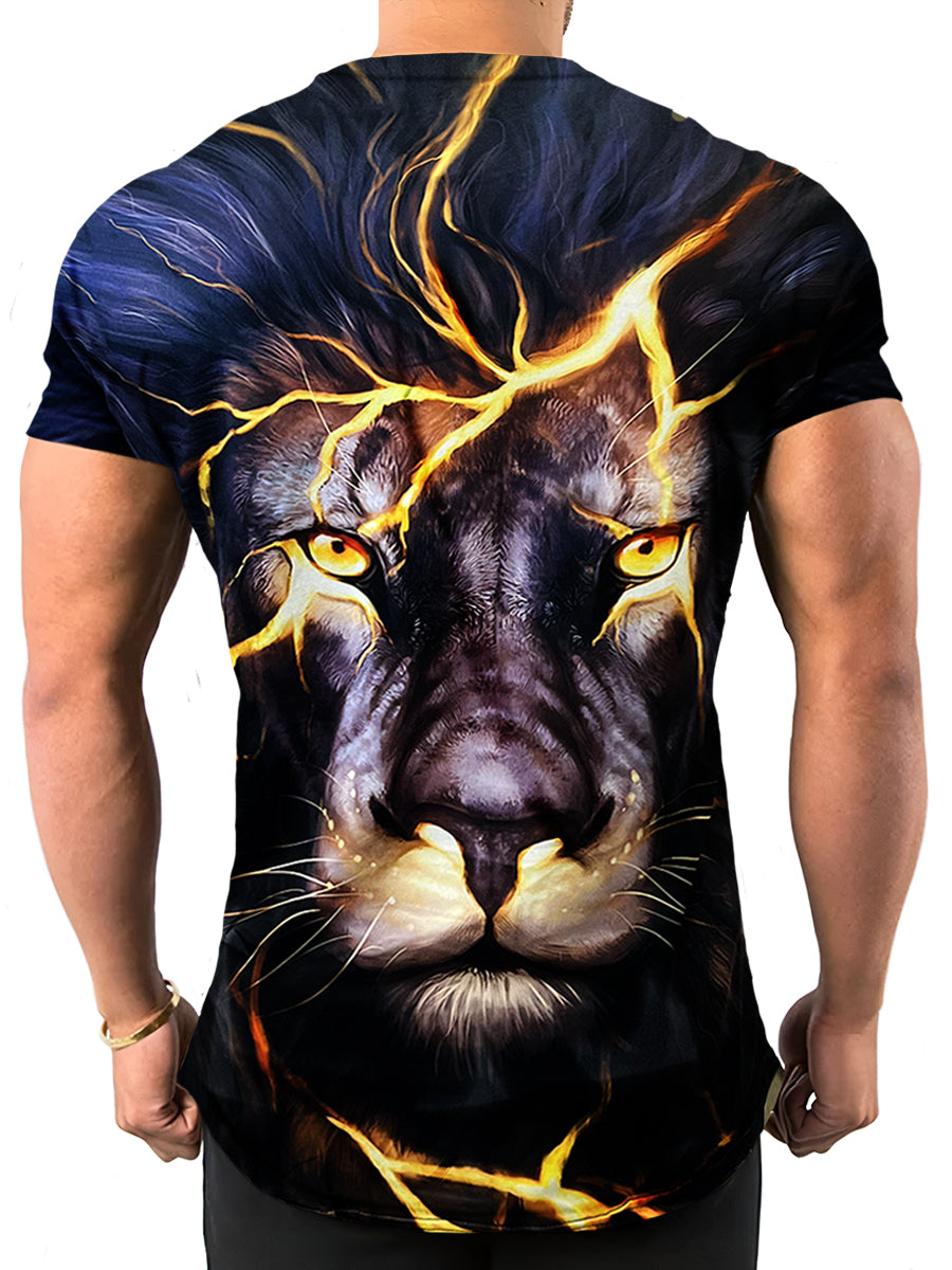 Playera Sublimada para Hombre Cuello Redondo Manga Corta