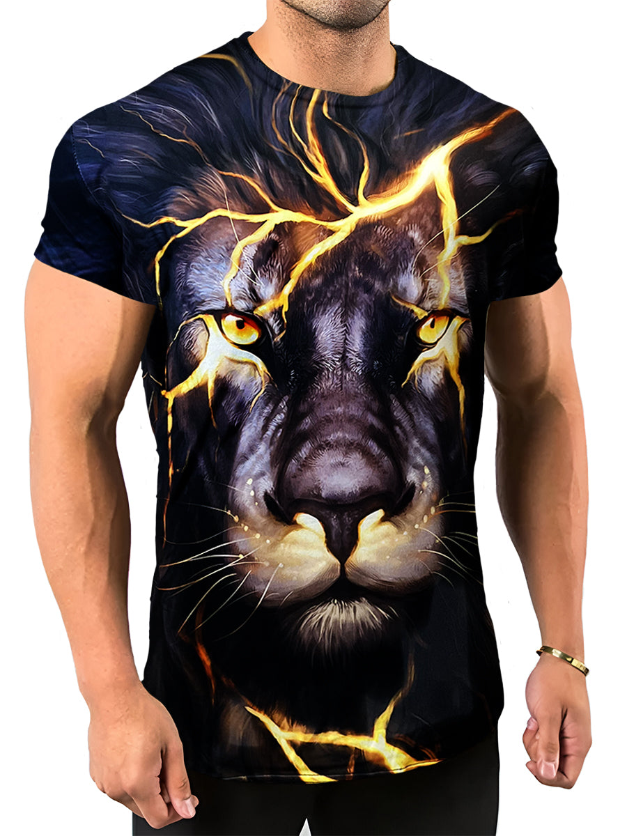 Playera Sublimada para Hombre Cuello Redondo Manga Corta