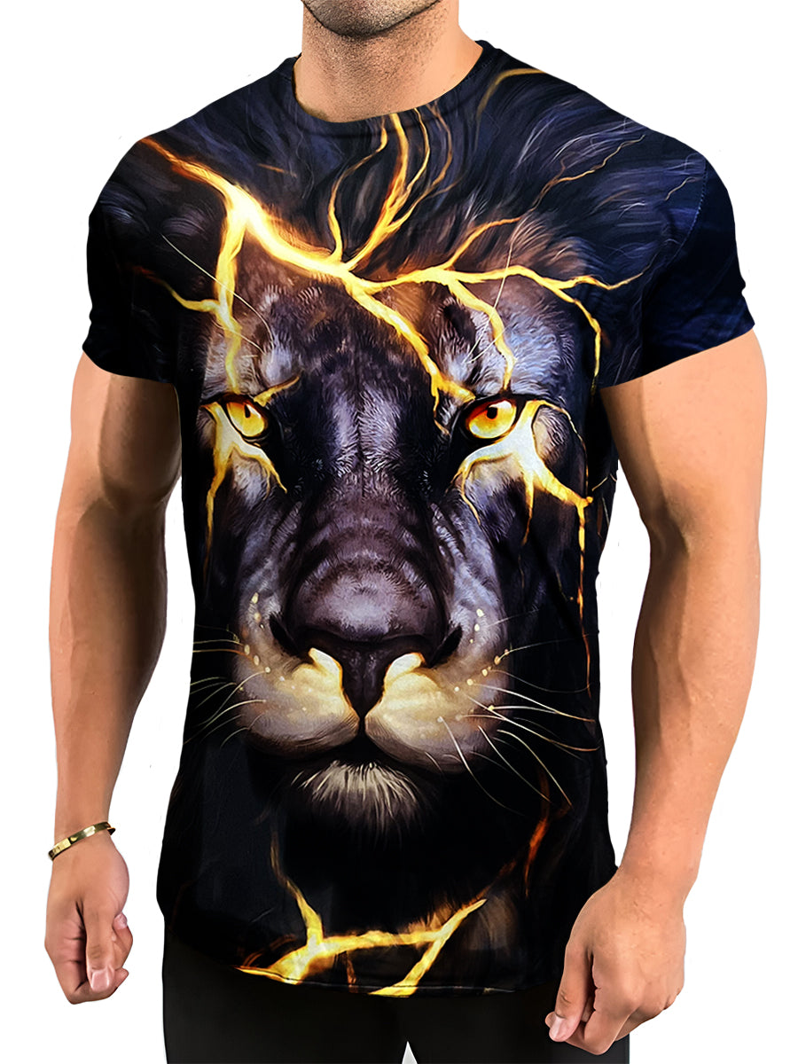 Playera Sublimada para Hombre Cuello Redondo Manga Corta
