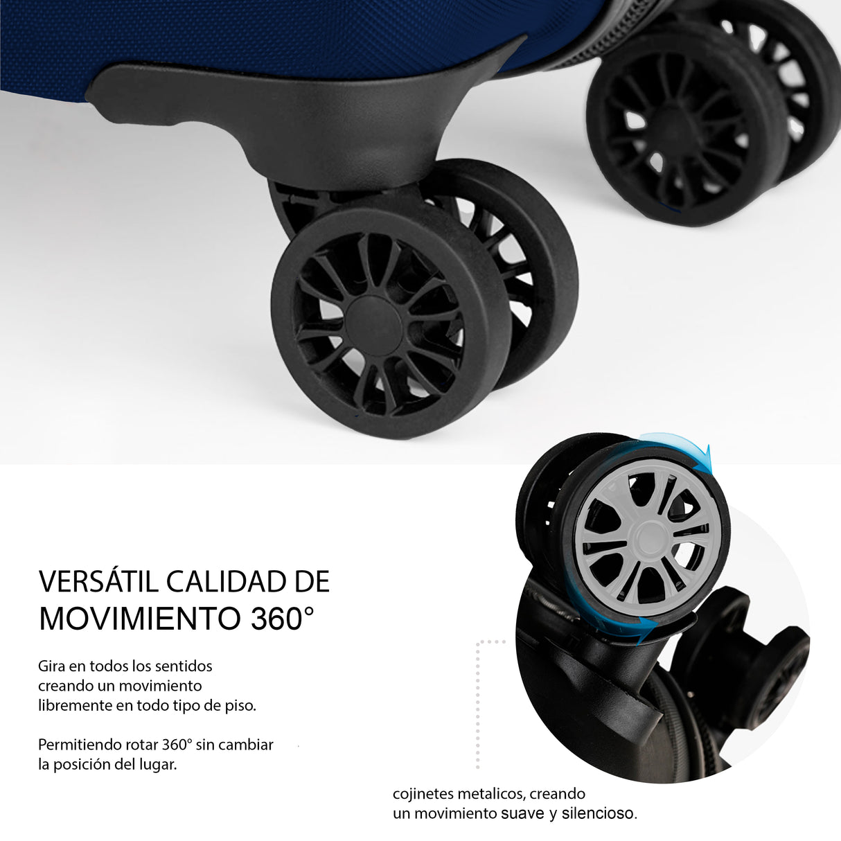 Maleta De Viaje De Mano A Bordo 20 Con Candado De Seguridad