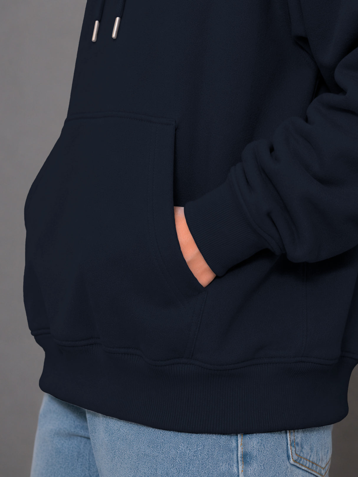 Sudadera con Capucha para Mujer Manga Larga Hoodie sin Cierre