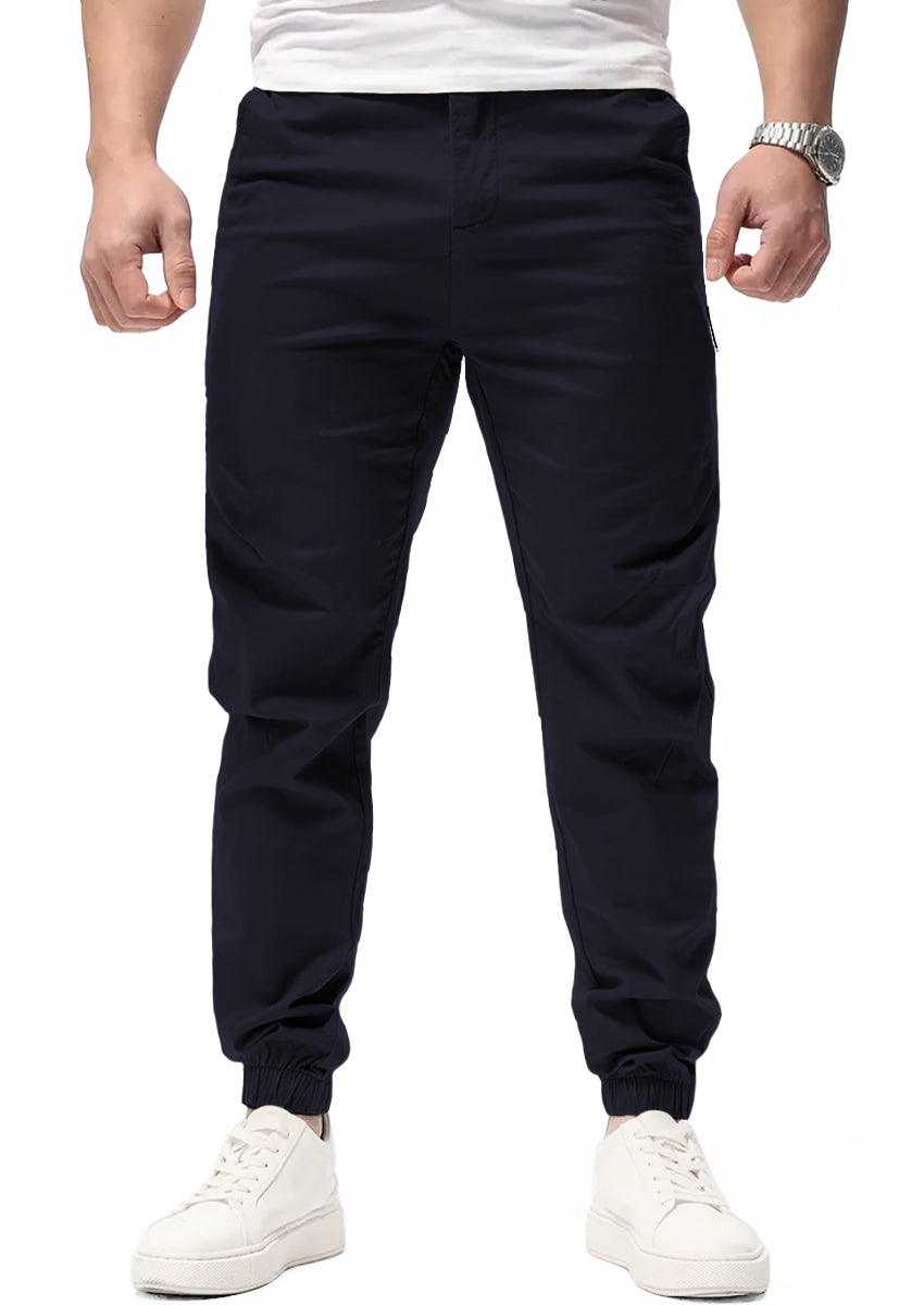 Pantalon Casual Deportivo Jogger para Hombre Bolsos Laterales con Cintura Elastica Ajustable