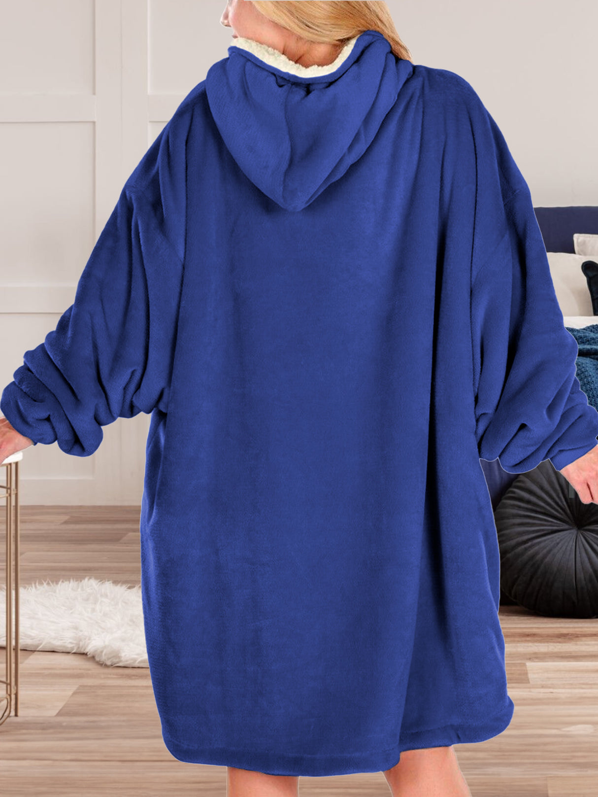 Sudadera Cobija Hoodie Con Capucha Afelpada Calientita Suave