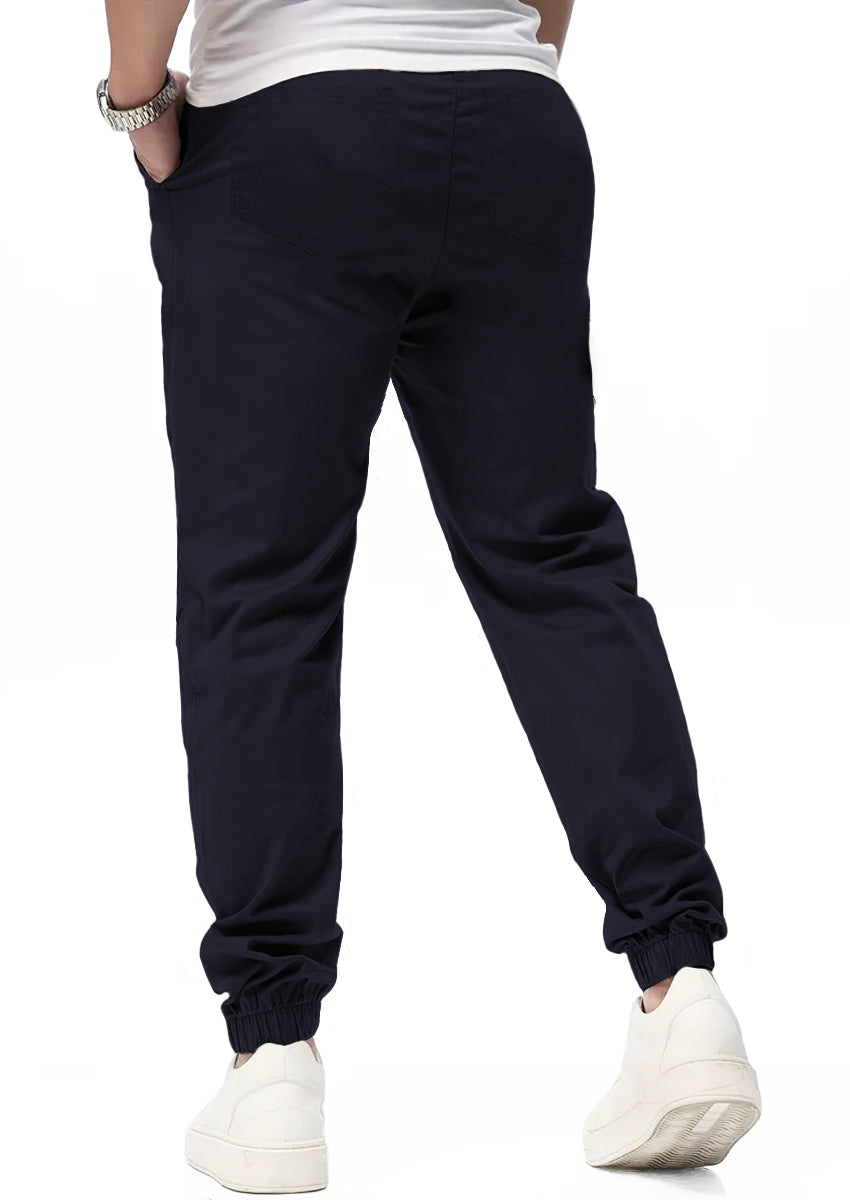 Pantalon Casual Deportivo Jogger para Hombre Bolsos Laterales con Cintura Elastica Ajustable