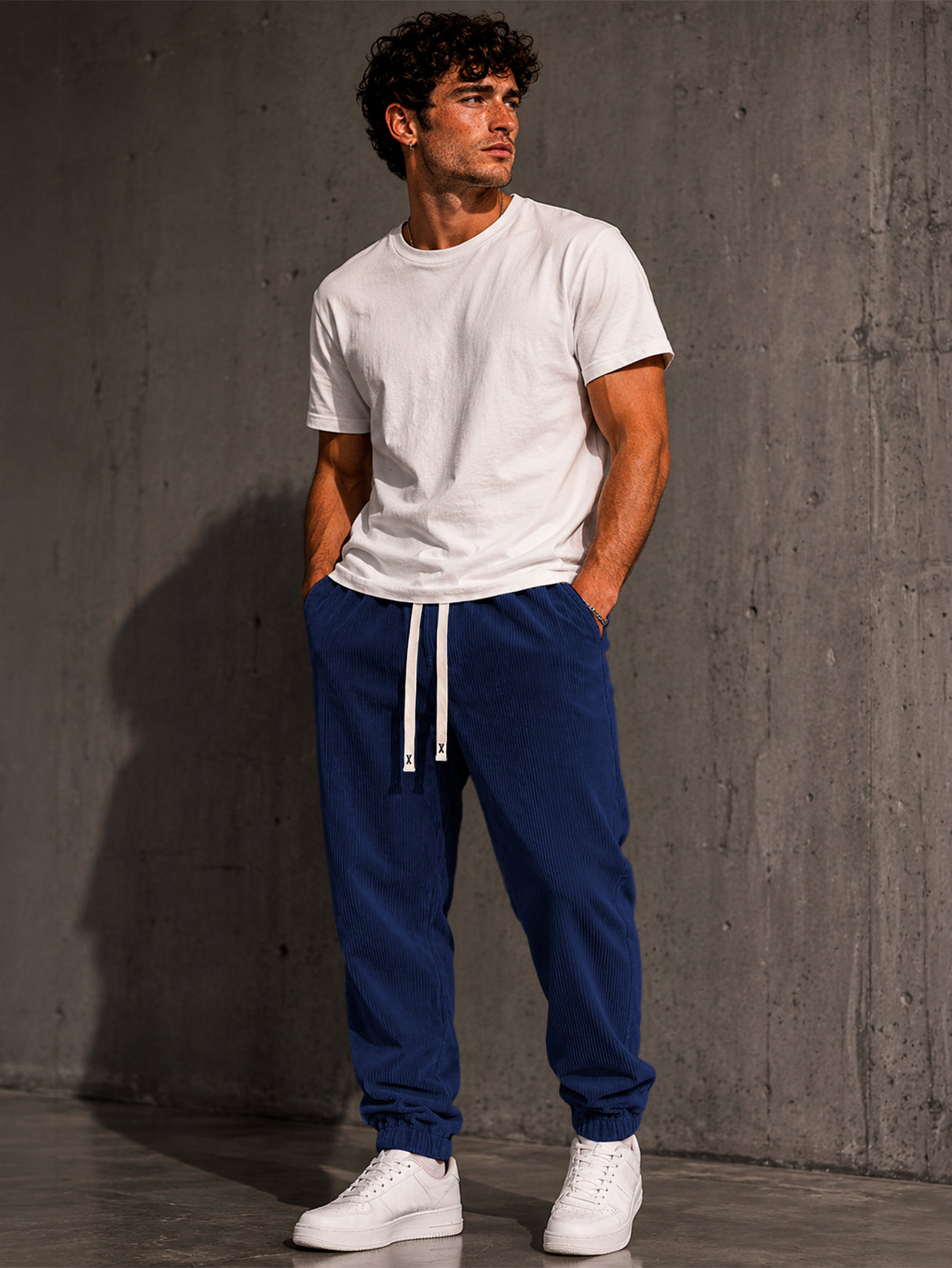 Pants Pantalon Pana Para Hombre Premium Jogger Comodo Casual