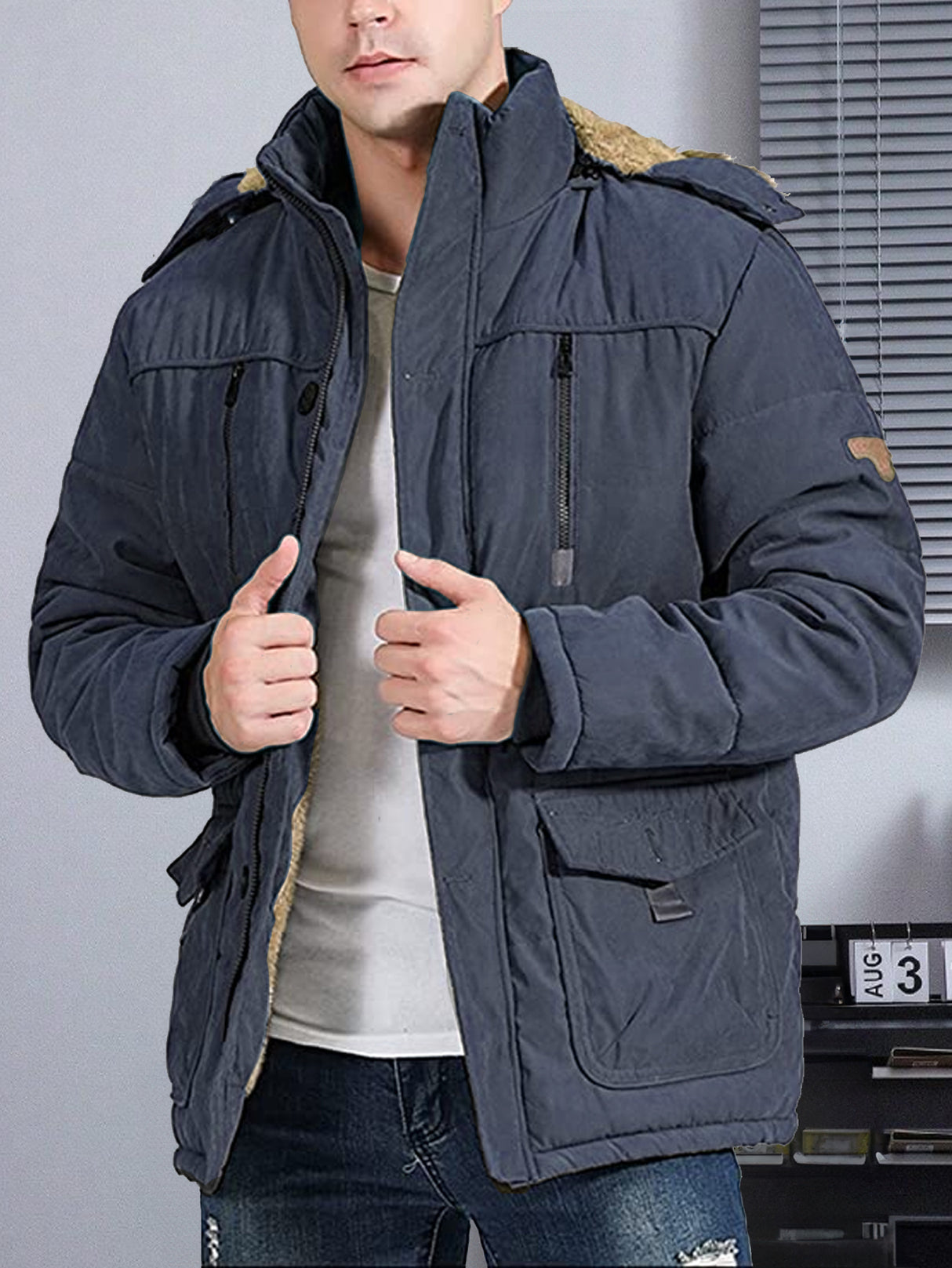 Chamarra Cazadora Hombre MAYOREO