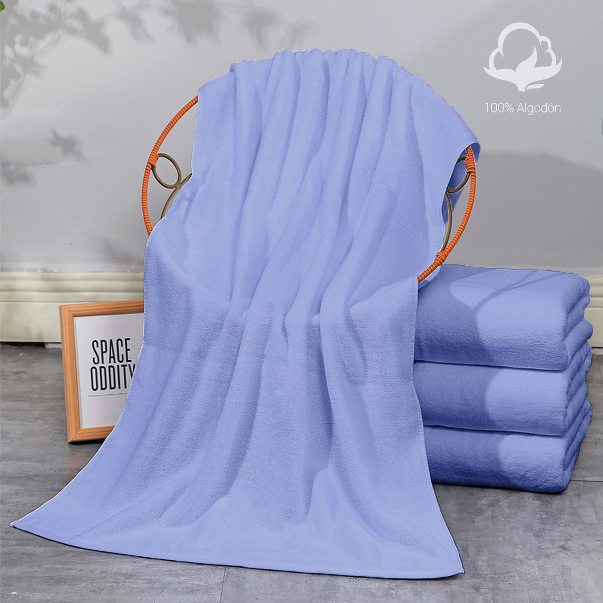 Toalla De Baño Grande Completo 100% Algodón Suave