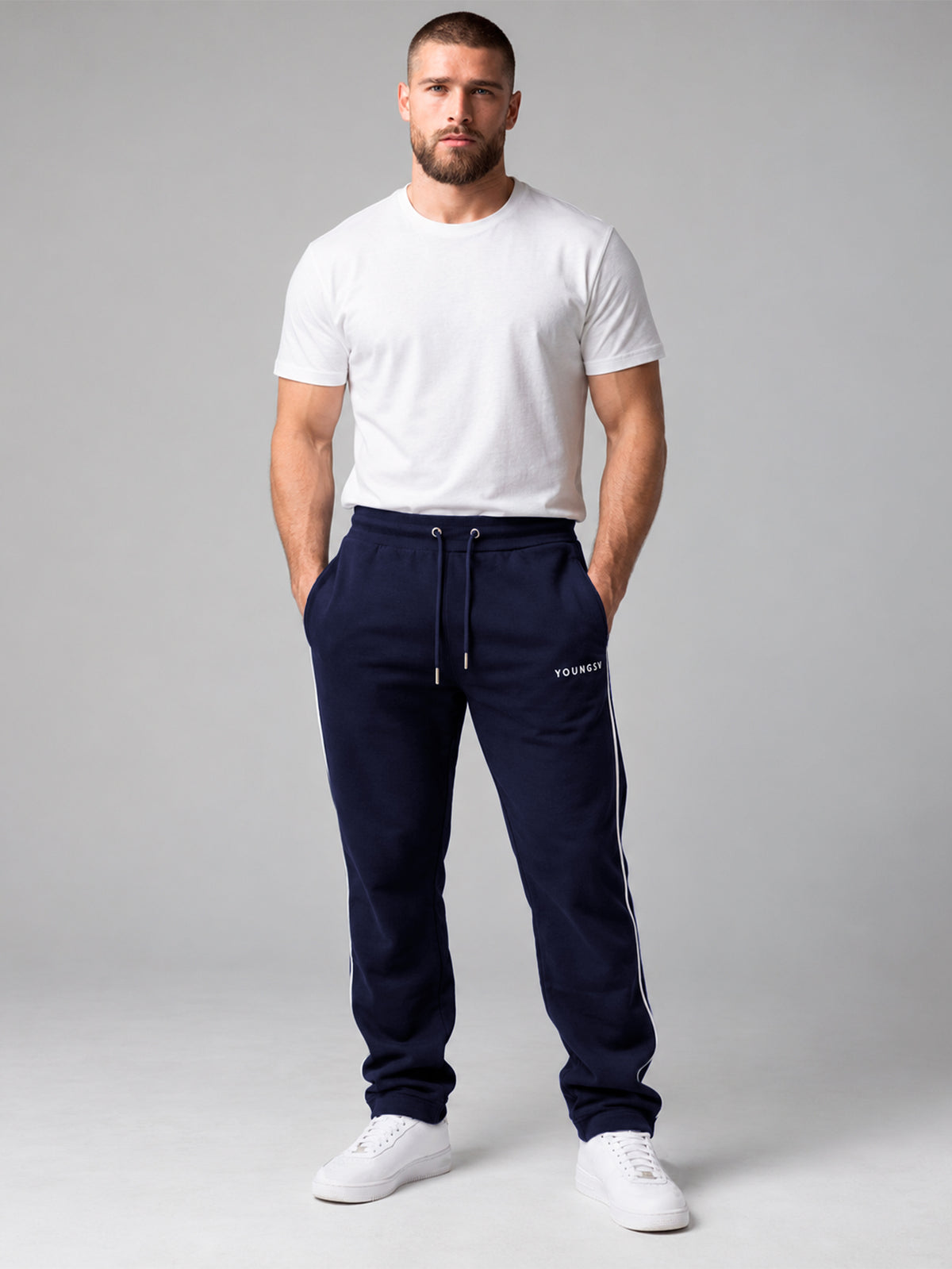 Pants Para Hombre Slim Fit Jogger Deportivo Elastico