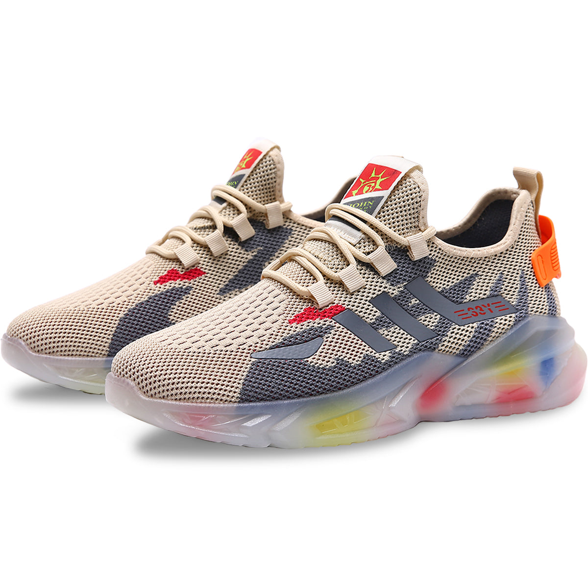 Zapatos transpirables casuales para entrenamiento de suela gruesa Zapatos deportivos para hombre ligeros antideslizantes