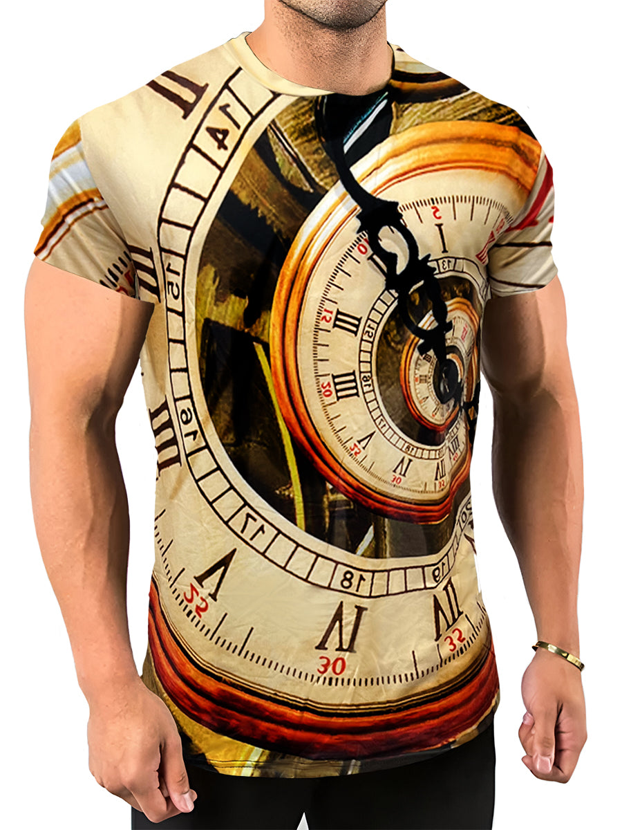 Playera Sublimada para Hombre Cuello Redondo Manga Corta