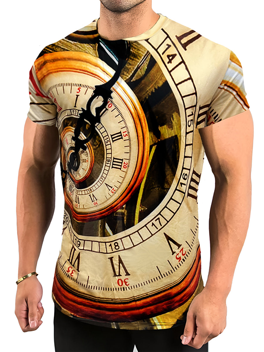 Playera Sublimada para Hombre Cuello Redondo Manga Corta