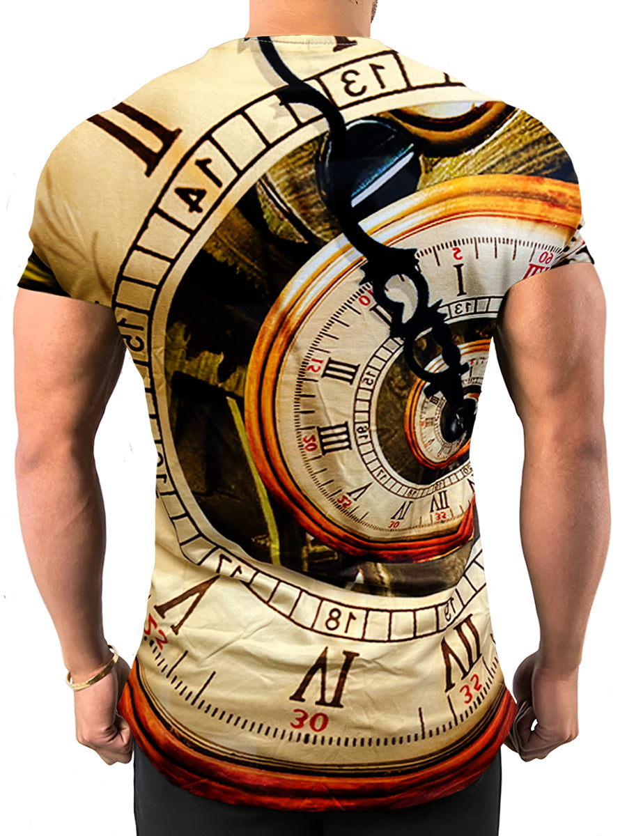 Playera Sublimada para Hombre Cuello Redondo Manga Corta