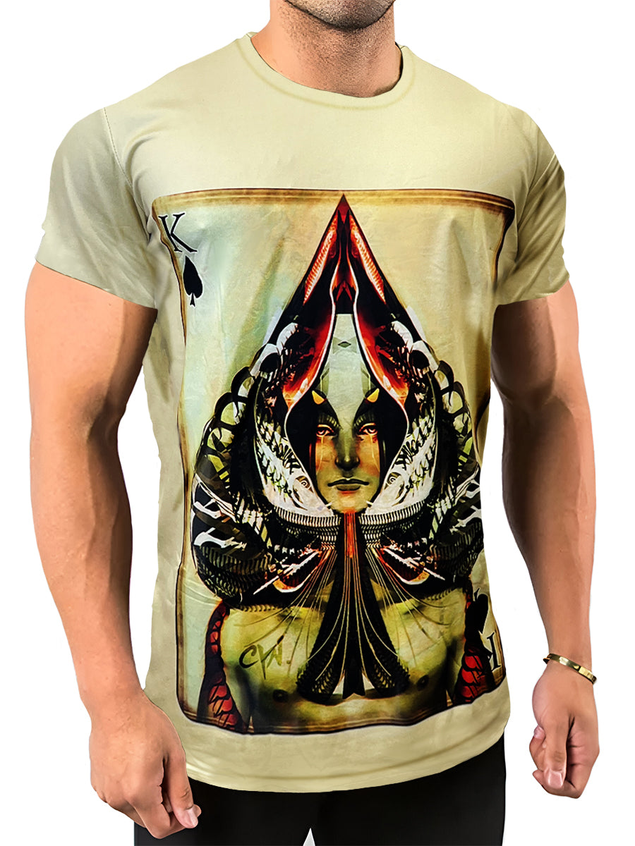 Playera Sublimada para Hombre Cuello Redondo Manga Corta