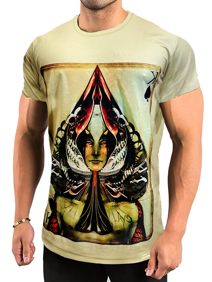Playera Sublimada para Hombre Cuello Redondo Manga Corta