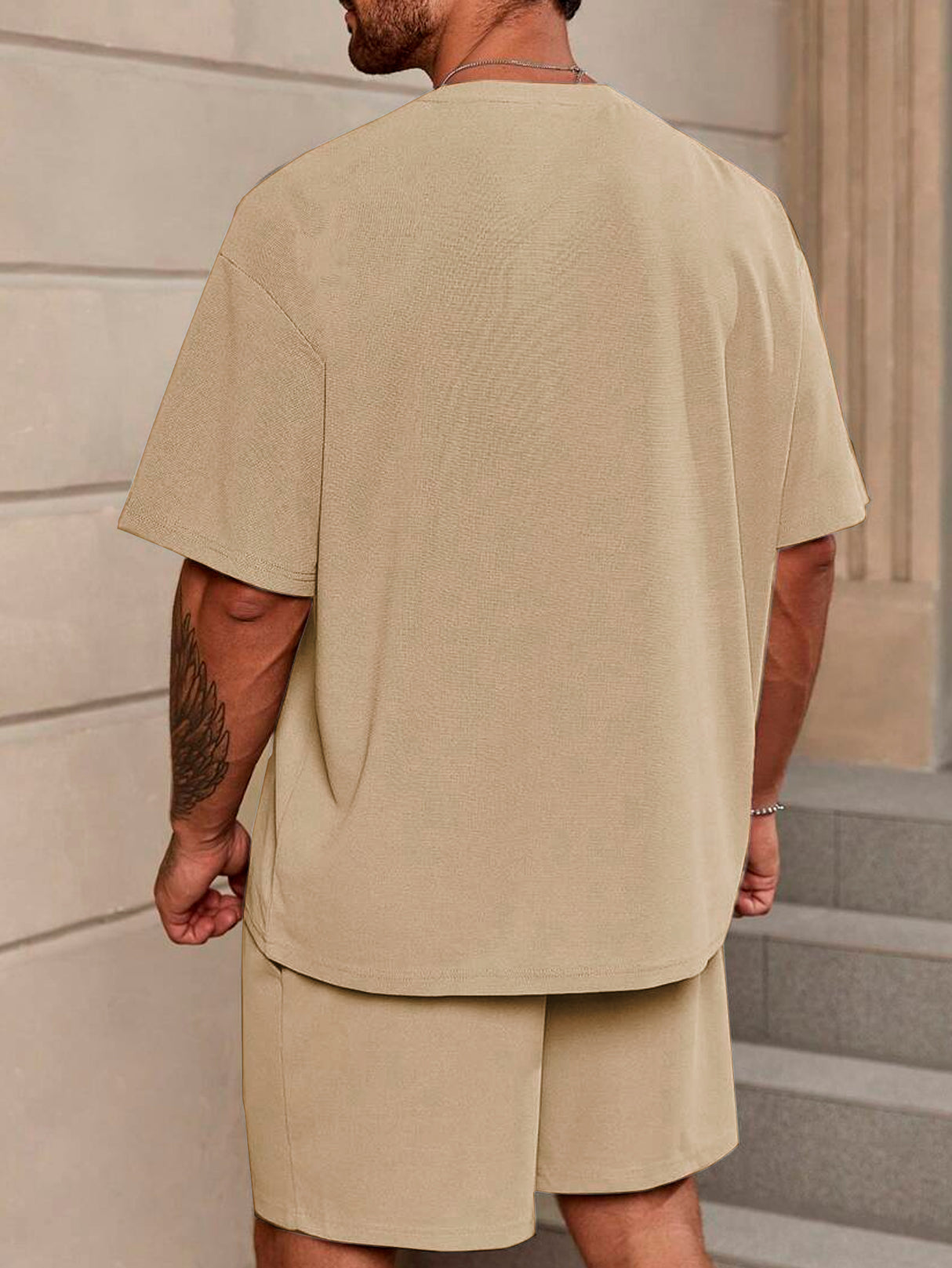 Conjunto Deportivo para Hombre Playera Deportiva y Short Transpirable de Entrenamiento Mayoreo