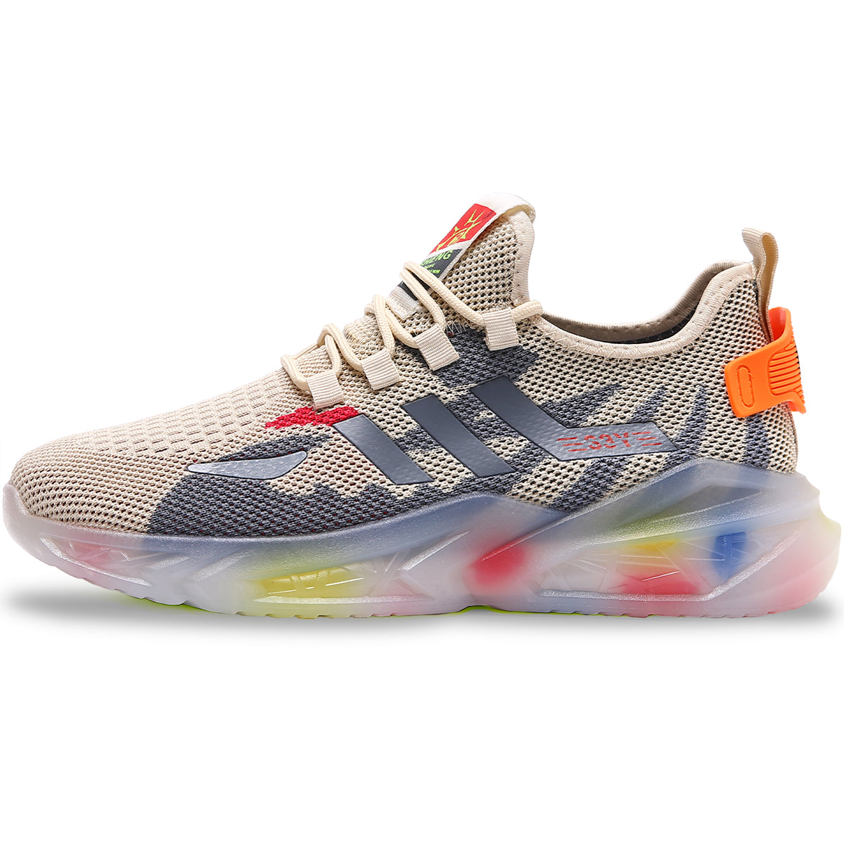 Zapatos transpirables casuales para entrenamiento de suela gruesa Zapatos deportivos para hombre ligeros antideslizantes