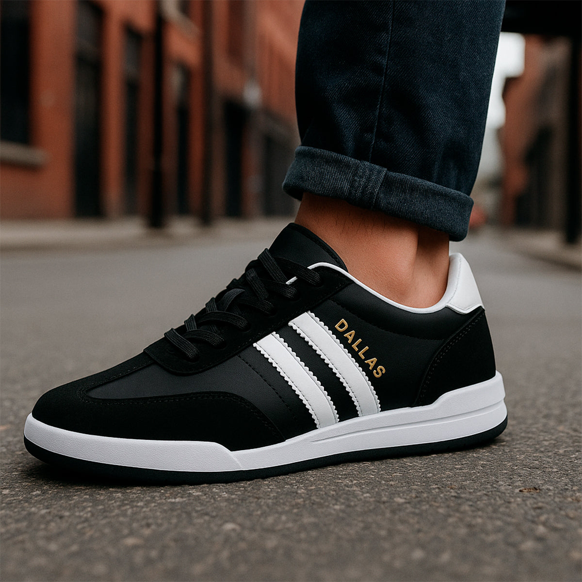 Tenis para hombre casual con un diseño adaptable para cualquier ocasión con suela antideslizante Zapatilla para hombre con cierre clásico de agujeta versátil para cualquier ocasión