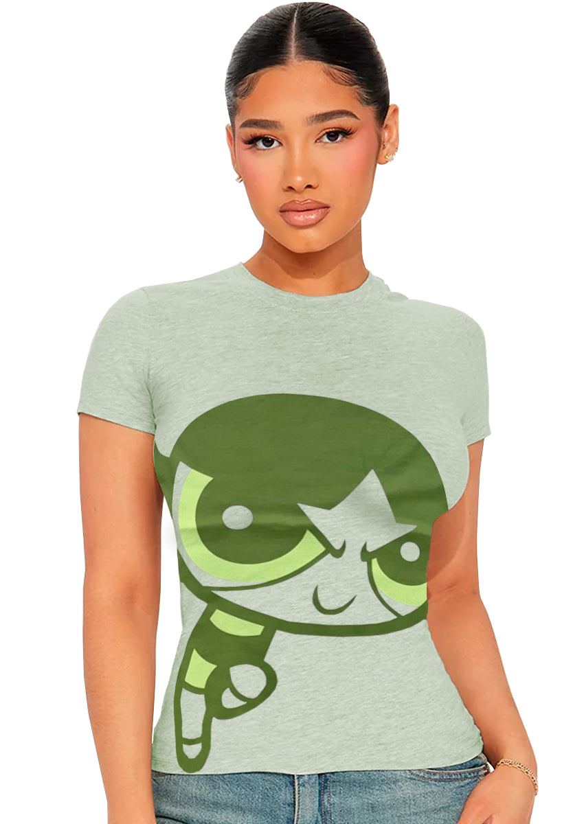 Playera para Dama Estampada Shendy Vendy X The Power Girl