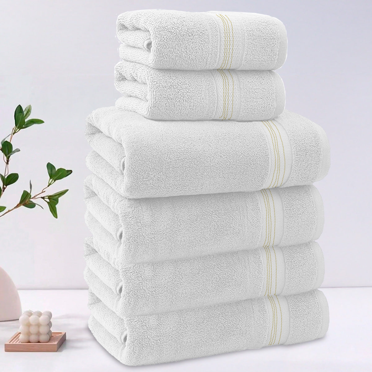 Pack de Toalla de baño de algodón puro, rectangular de 70*140cm, con patrón elegante Toalla De Baño Grande Completo 100% Algodón Suave ,absorbente, de secado rápido, resistente al color, adecuada para baño, hotel, viaje, fiesta, regalo, salón
