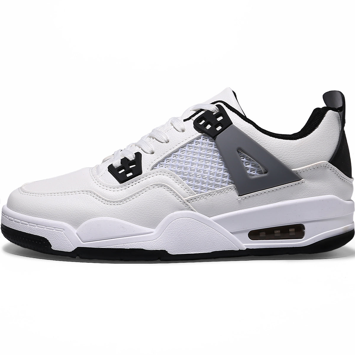 Zapatos deportivos casuales para hombre, Zapatos de tenis con cordones antideslizantes que absorven los golpes, Zapatos livianos transpirables comodos para correr de estilo urbano