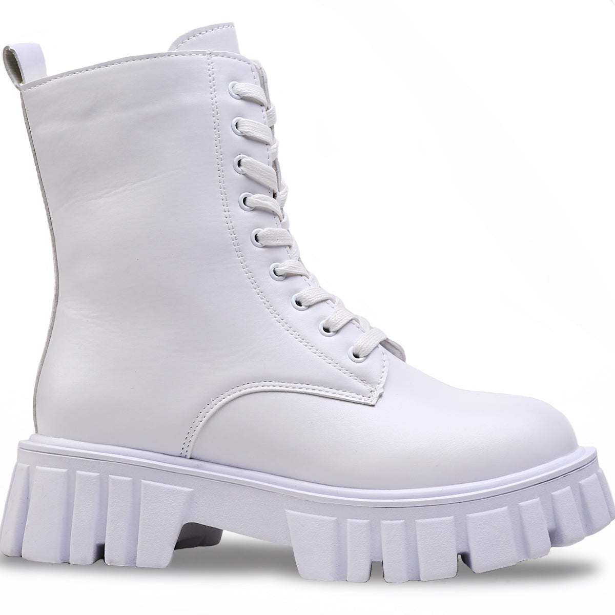 Botas de Mujer, Botas de Suela Media, Botas Color Liso Versatiles, Botines de Mujer Estilo Casual, Botas Antideslizante Uso Ccnfortable