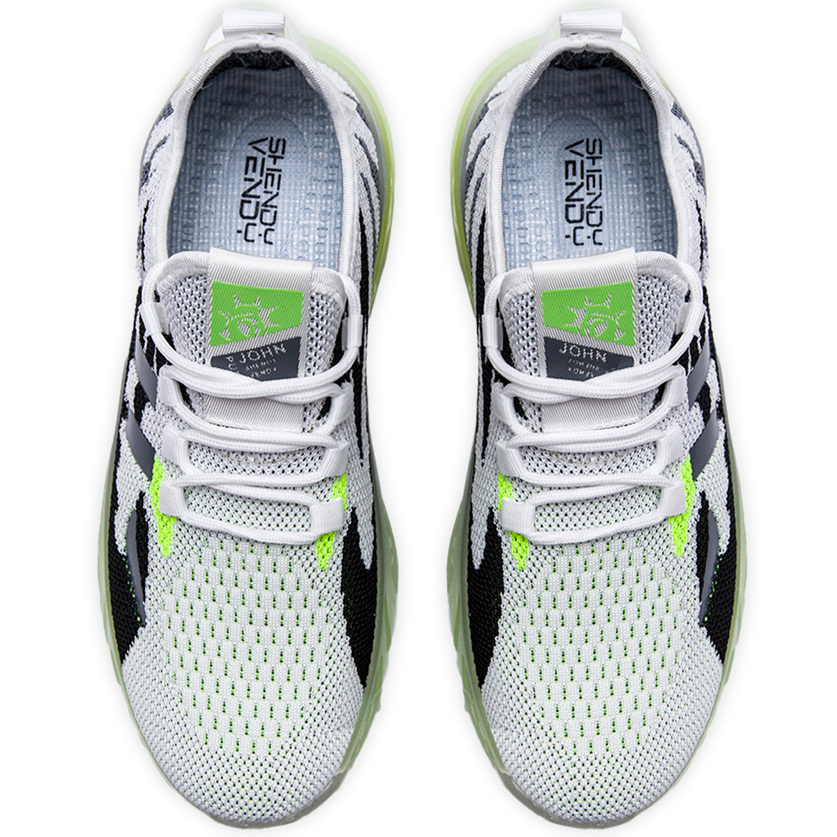 Zapatos transpirables casuales para entrenamiento de suela gruesa Zapatos deportivos para hombre ligeros antideslizantes