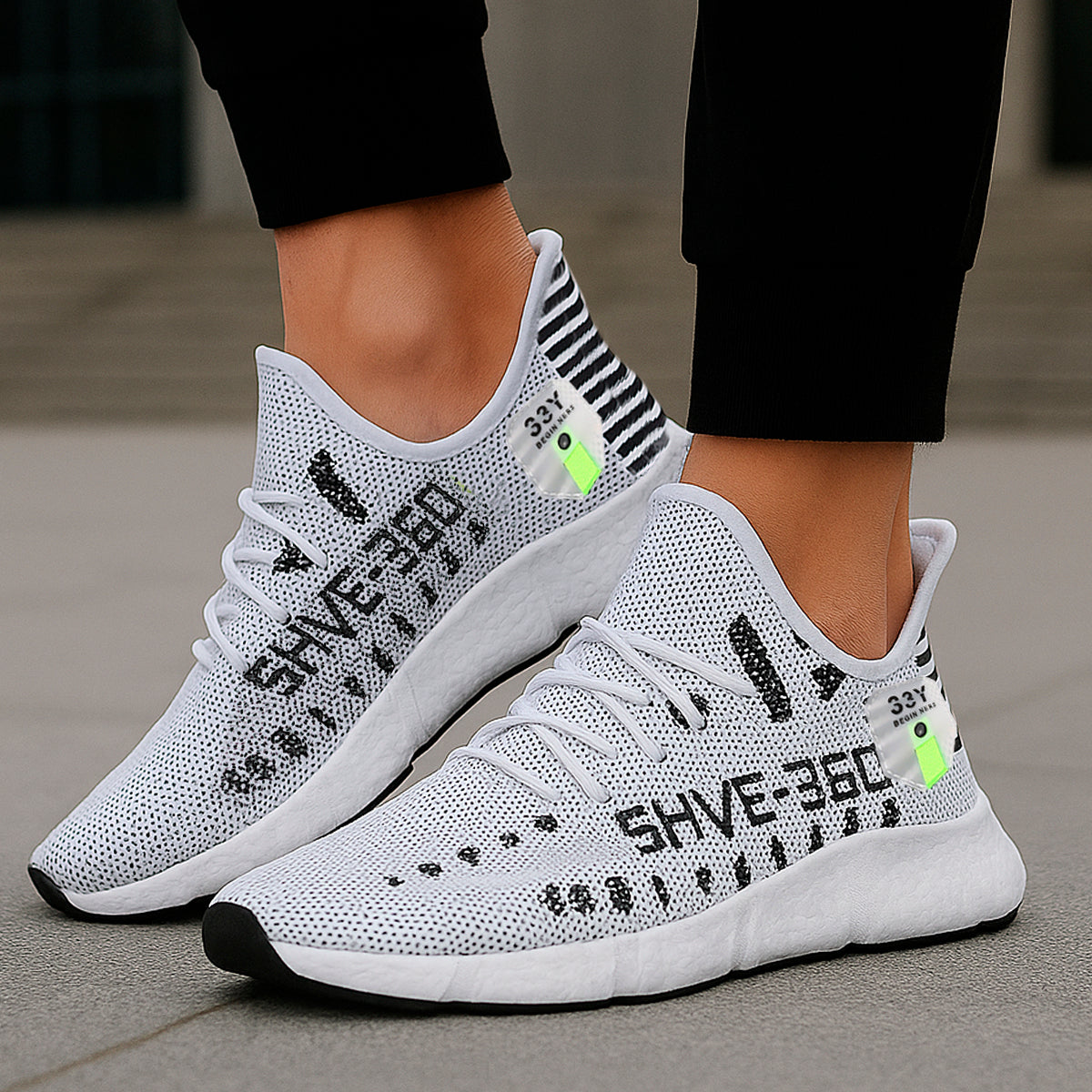 Tenis para hombre casuales con un diseño de tela para correr con punta con agujeta clásica, suela antideslizante Zapatilla para hombre cómodo transpirable ideal para el uso diario