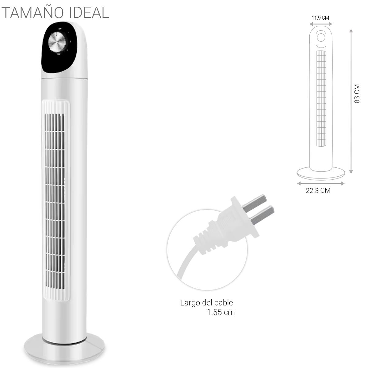 Ventilador De Torre Abanico