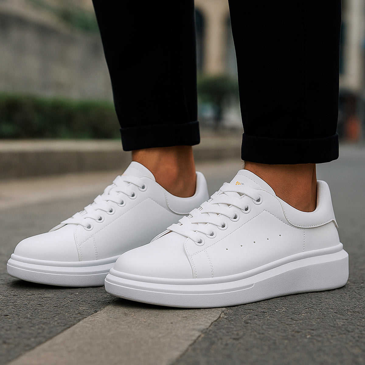 Tenis para hombre informales con un diseño casual para el uso diario Zapatilla casual con suela antideslizante con agujeta para un uso mas cómodo