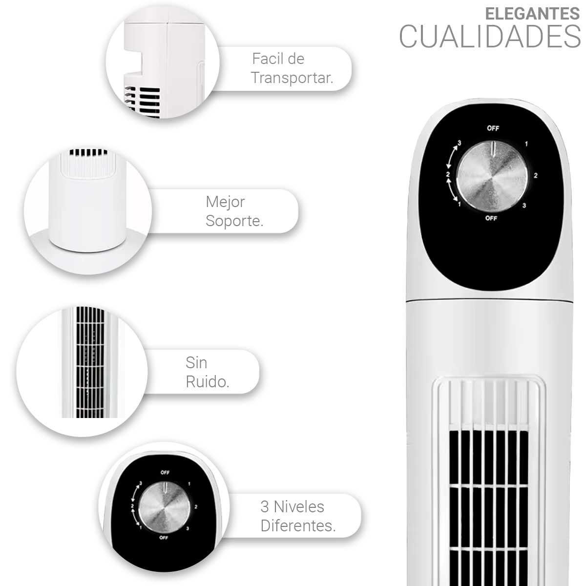 Ventilador De Torre Abanico