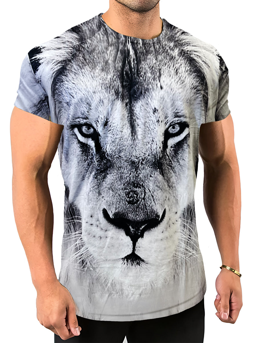 Playera Sublimada para Hombre Cuello Redondo Manga Corta