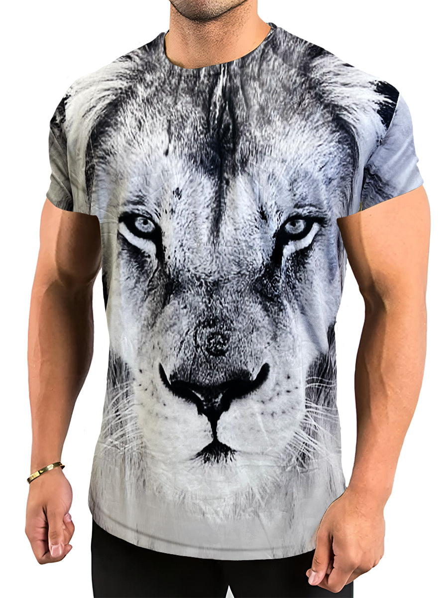 Playera Sublimada para Hombre Cuello Redondo Manga Corta